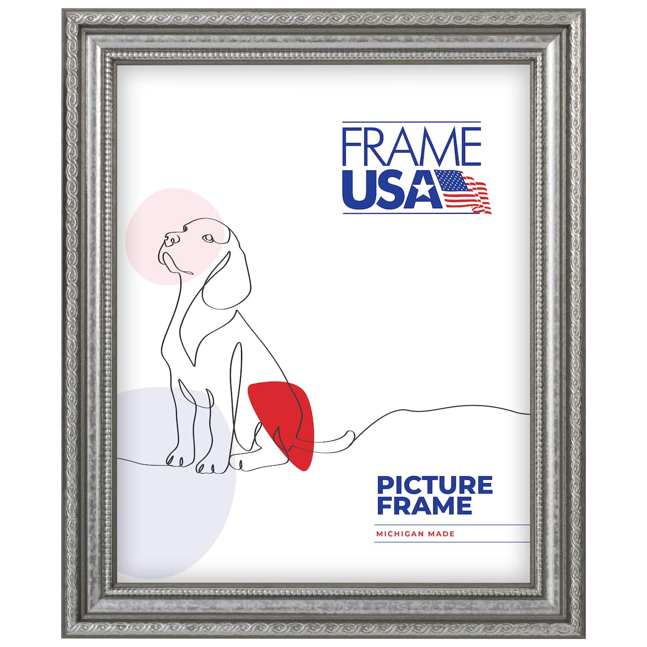 Frame USA American Value Medium Silver Single Image Picture Frame